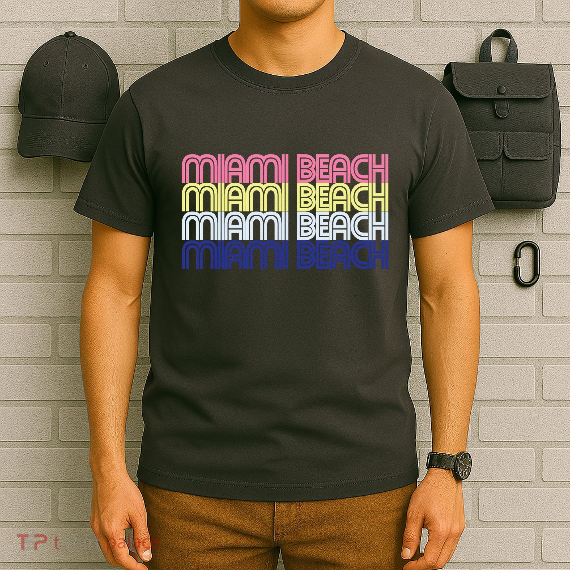 Miami Beach Repeat T-Shirt