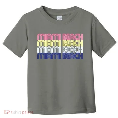 Miami Beach Repeat Toddler T-Shirt