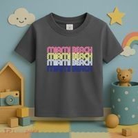 Miami Beach Repeat Toddler T-Shirt thumb 3