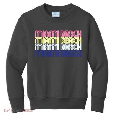 Miami Beach Repeat Kids Sweatshirt