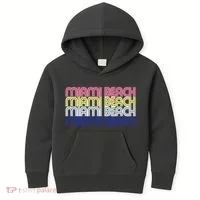 Miami Beach Repeat Kids Hoodie thumb 0