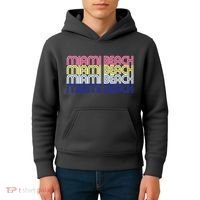 Miami Beach Repeat Kids Hoodie thumb 4