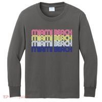 Miami Beach Repeat Kids Long Sleeve Shirt thumb 0