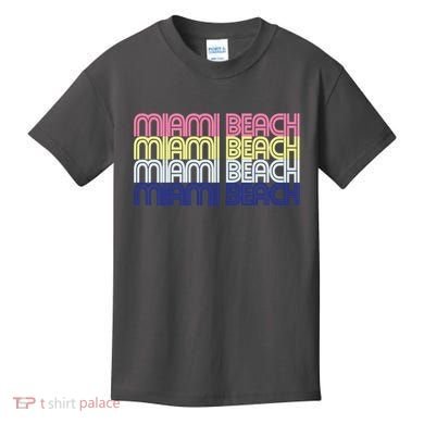Miami Beach Repeat Kids T-Shirt