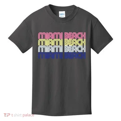 Miami Beach Repeat Kids T-Shirt