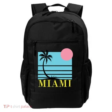 Miami Beach Sunset Backpack