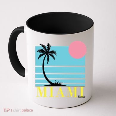 Miami Beach Sunset Coffee Mug