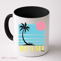 Miami Beach Sunset Coffee Mug thumb 0