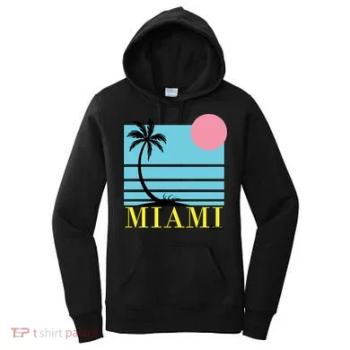 Miami Beach Sunset Women's Hoodie