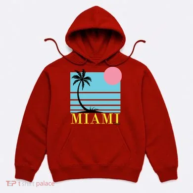 Miami Beach Sunset Hoodie