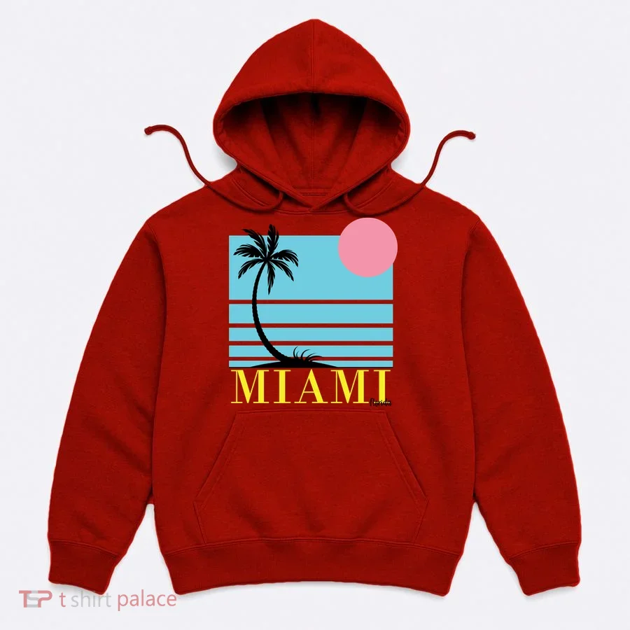 Miami Beach Sunset Hoodie