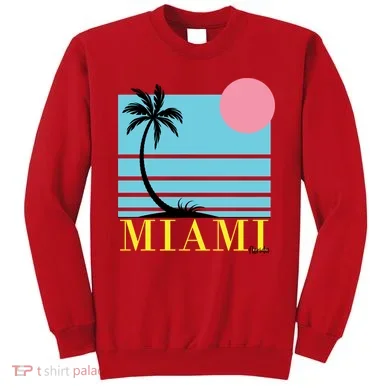 Miami Beach Sunset Sweatshirt