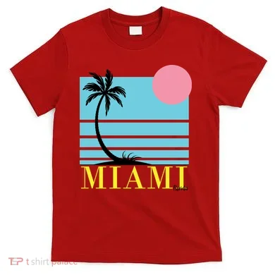 Miami Beach Sunset T-Shirt