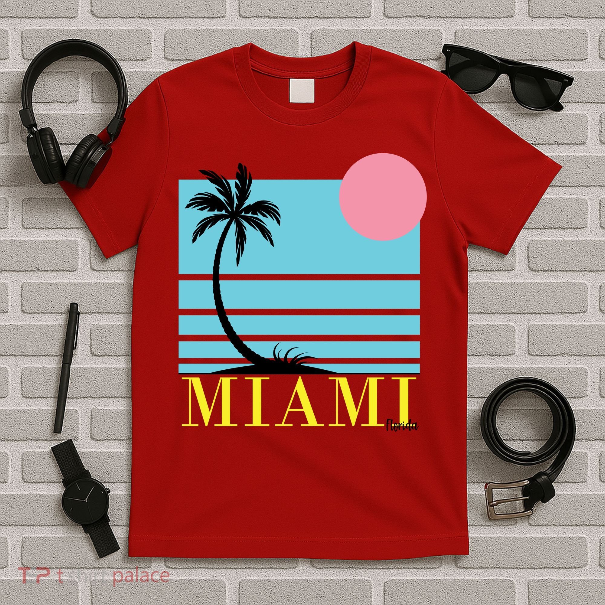 Miami Beach Sunset T-Shirt