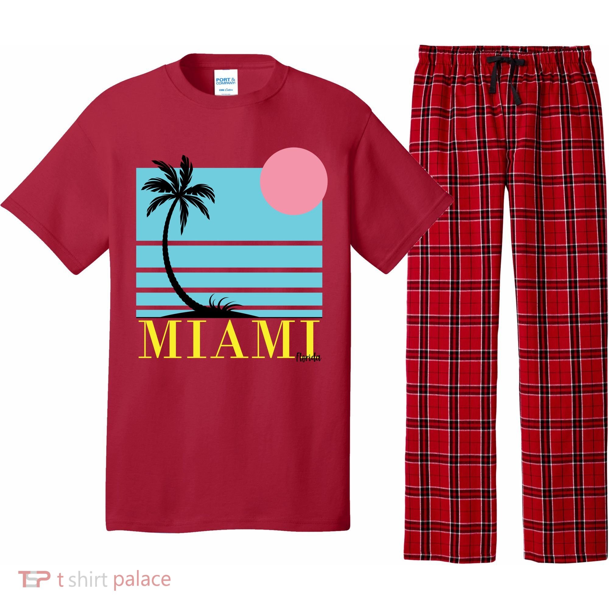 Miami Beach Sunset Pajama Set