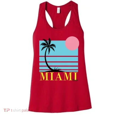 Miami Beach Sunset Women's Tank Top