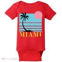 Miami Beach Sunset Baby Bodysuit thumb 0