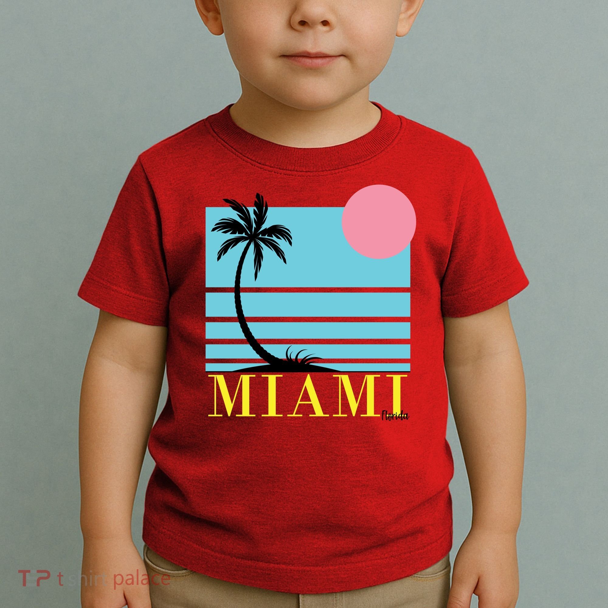 Miami Beach Sunset Toddler T-Shirt