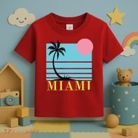 Miami Beach Sunset Toddler T-Shirt thumb 3