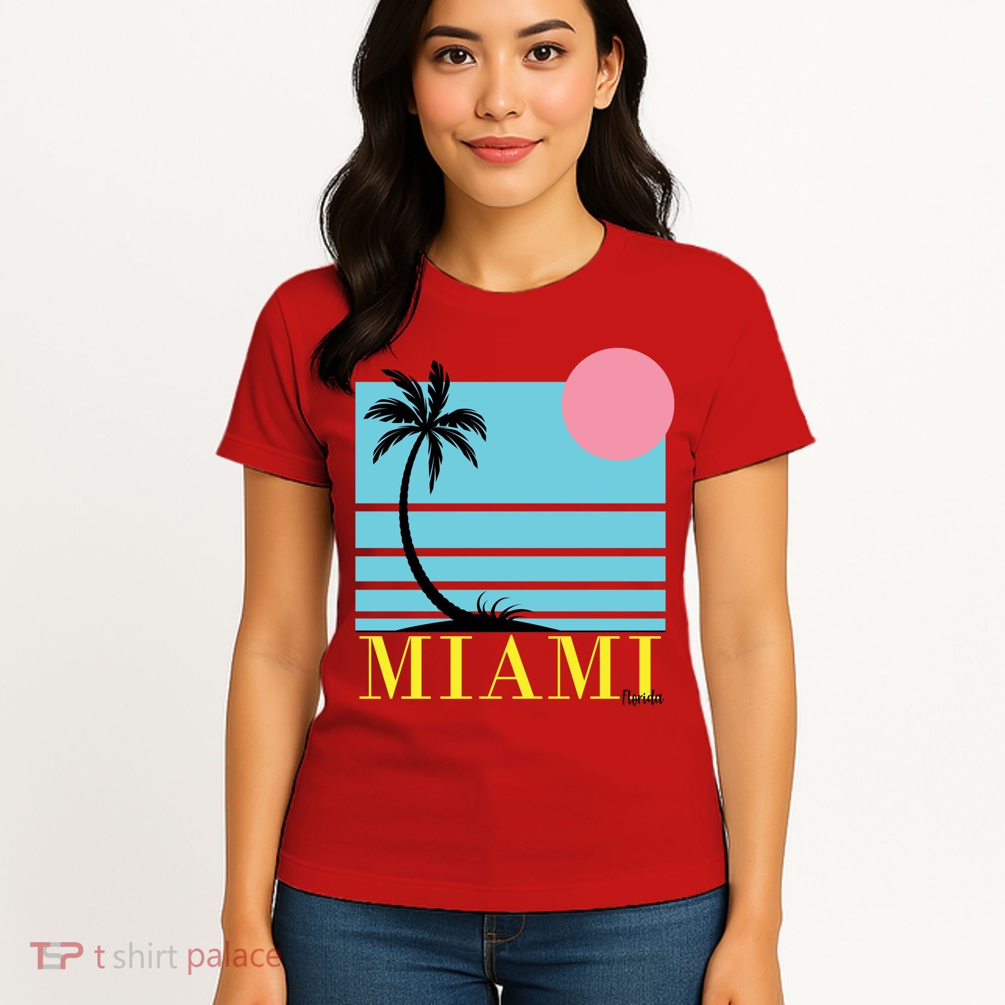 Miami Beach Sunset Women's T-Shirt