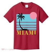 Miami Beach Sunset Kids T-Shirt thumb 0
