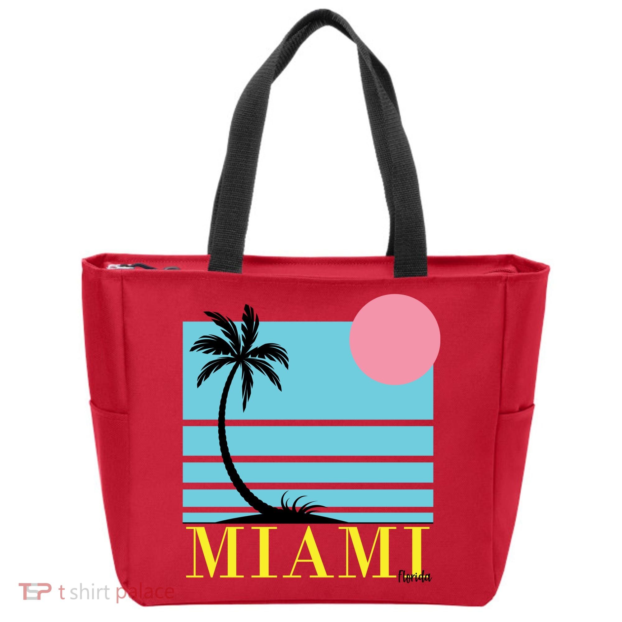 Miami Beach Sunset Tote Bag