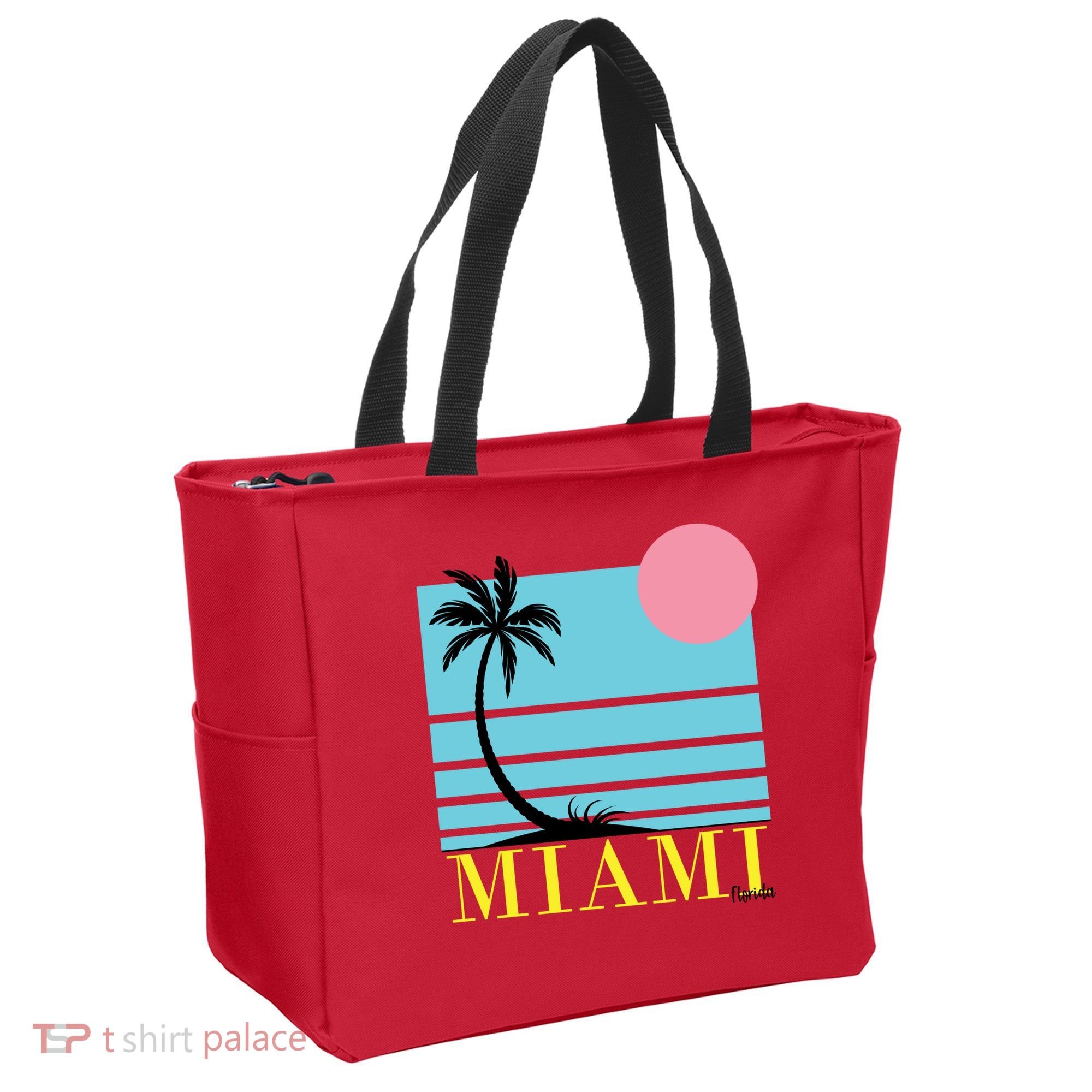 Miami Beach Sunset Tote Bag