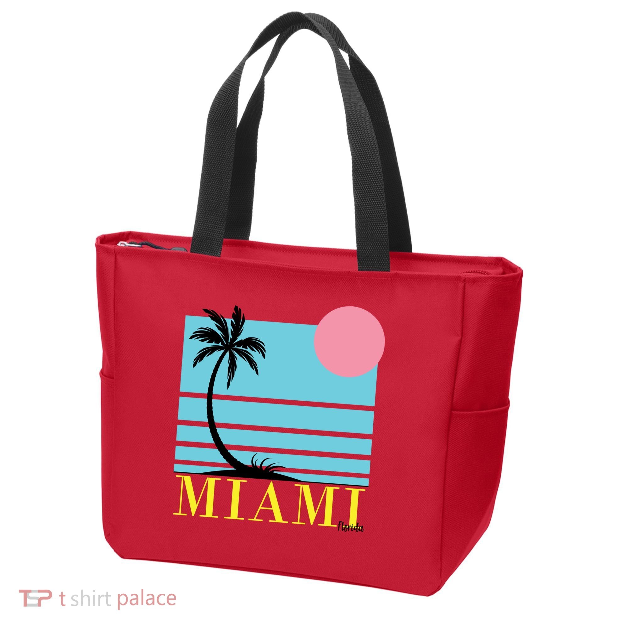 Miami Beach Sunset Tote Bag