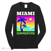Miami Summertime Long Sleeve Shirt thumb 0