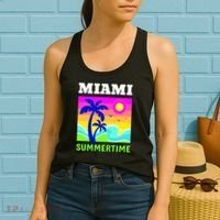 Miami Summertime Women's Tank Top thumb 2