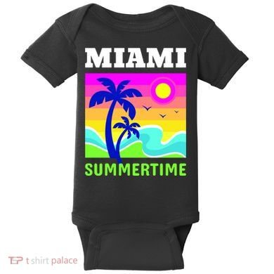 Miami Summertime Baby Bodysuit
