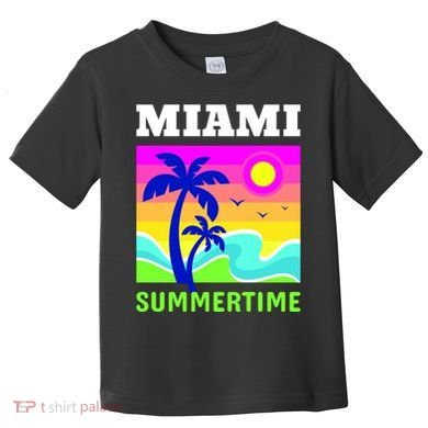 Miami Summertime Toddler T-Shirt