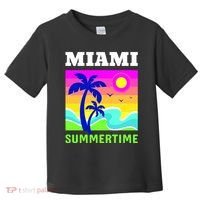 Miami Summertime Toddler T-Shirt thumb 0