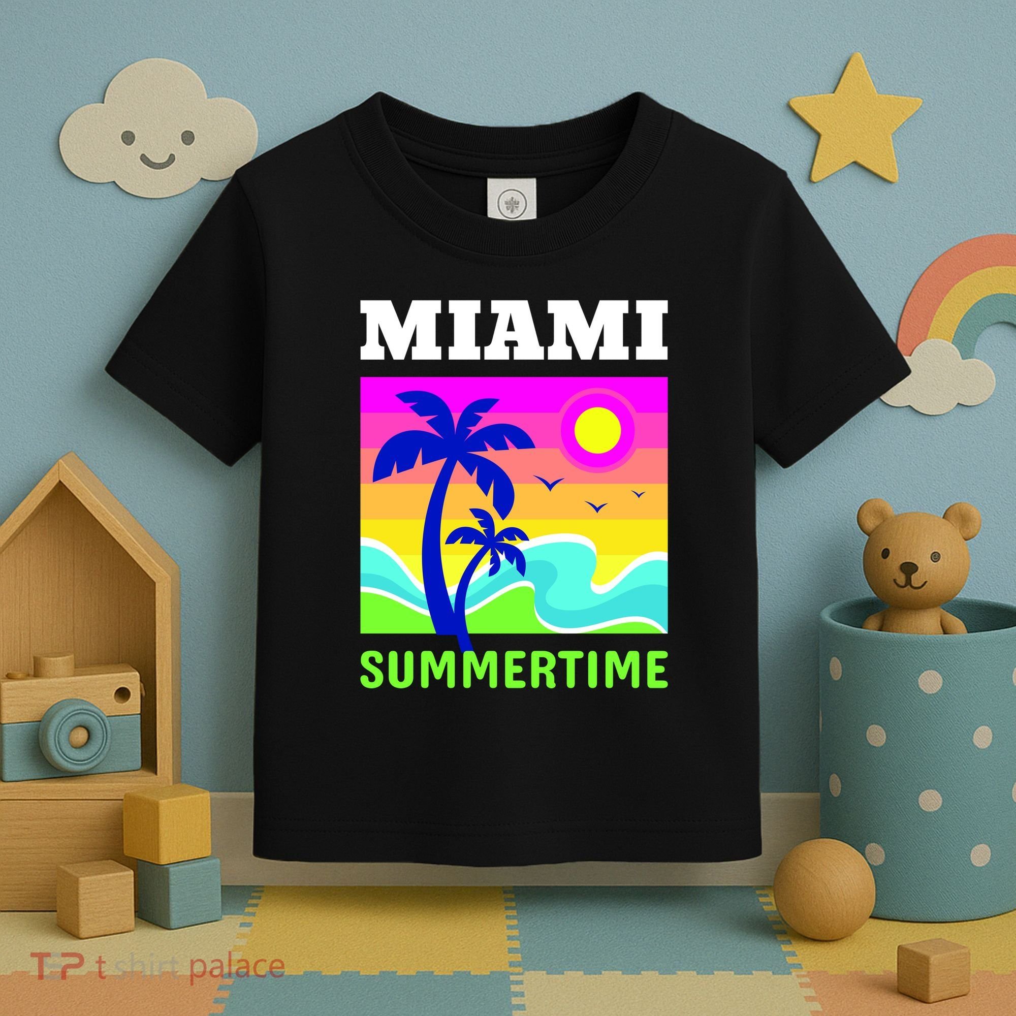 Miami Summertime Toddler T-Shirt