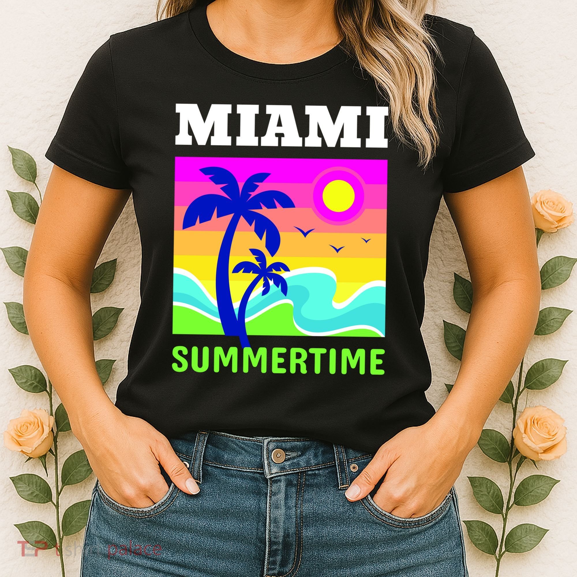 Miami Summertime Women's T-Shirt