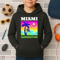 Miami Summertime Kids Hoodie thumb 2