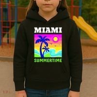 Miami Summertime Kids Hoodie thumb 3