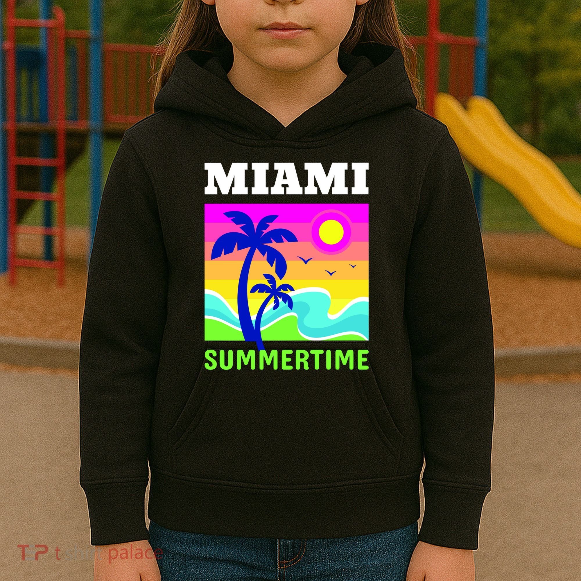 Miami Summertime Kids Hoodie