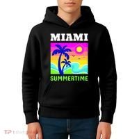 Miami Summertime Kids Hoodie thumb 4