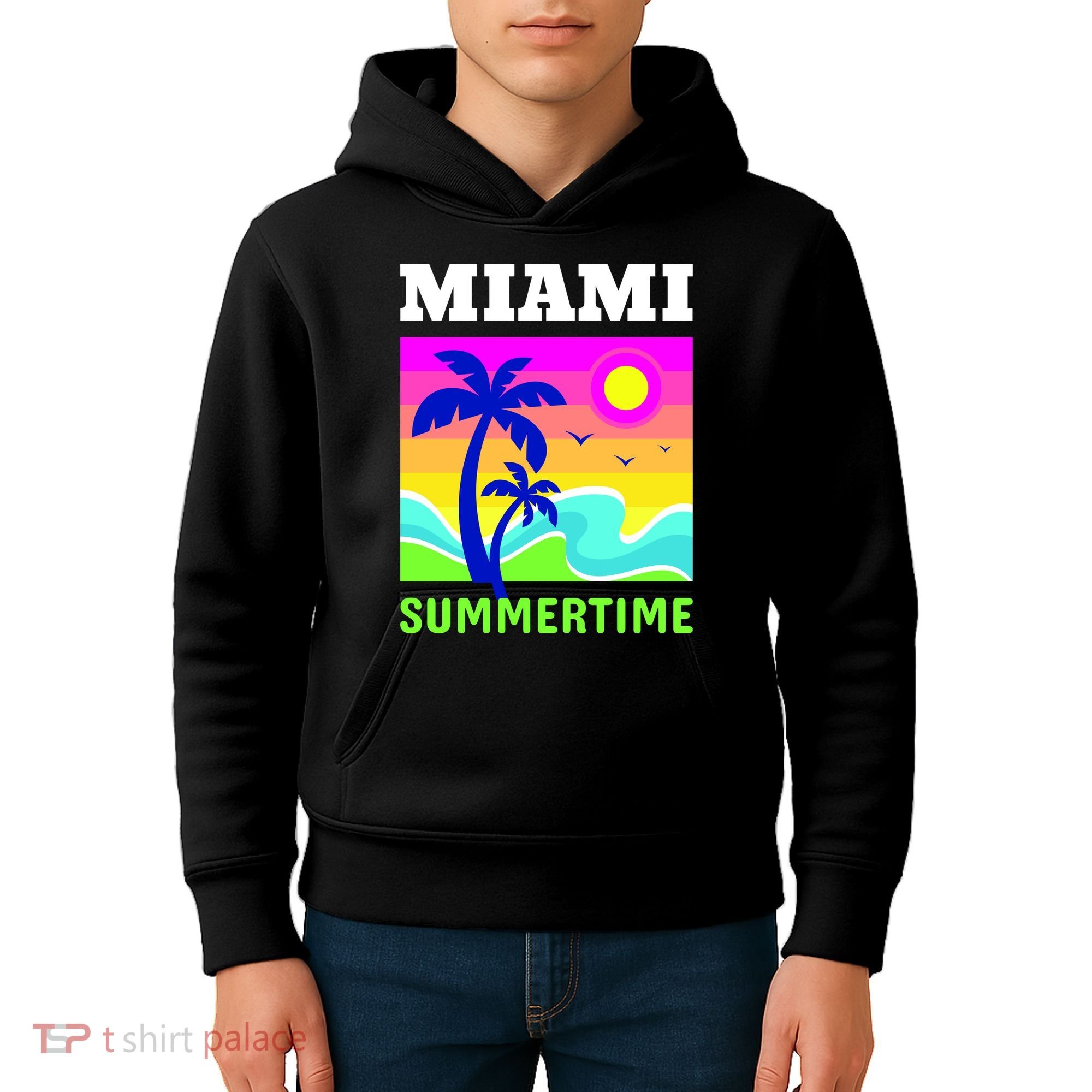 Miami Summertime Kids Hoodie