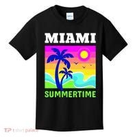 Miami Summertime Kids T-Shirt thumb 0