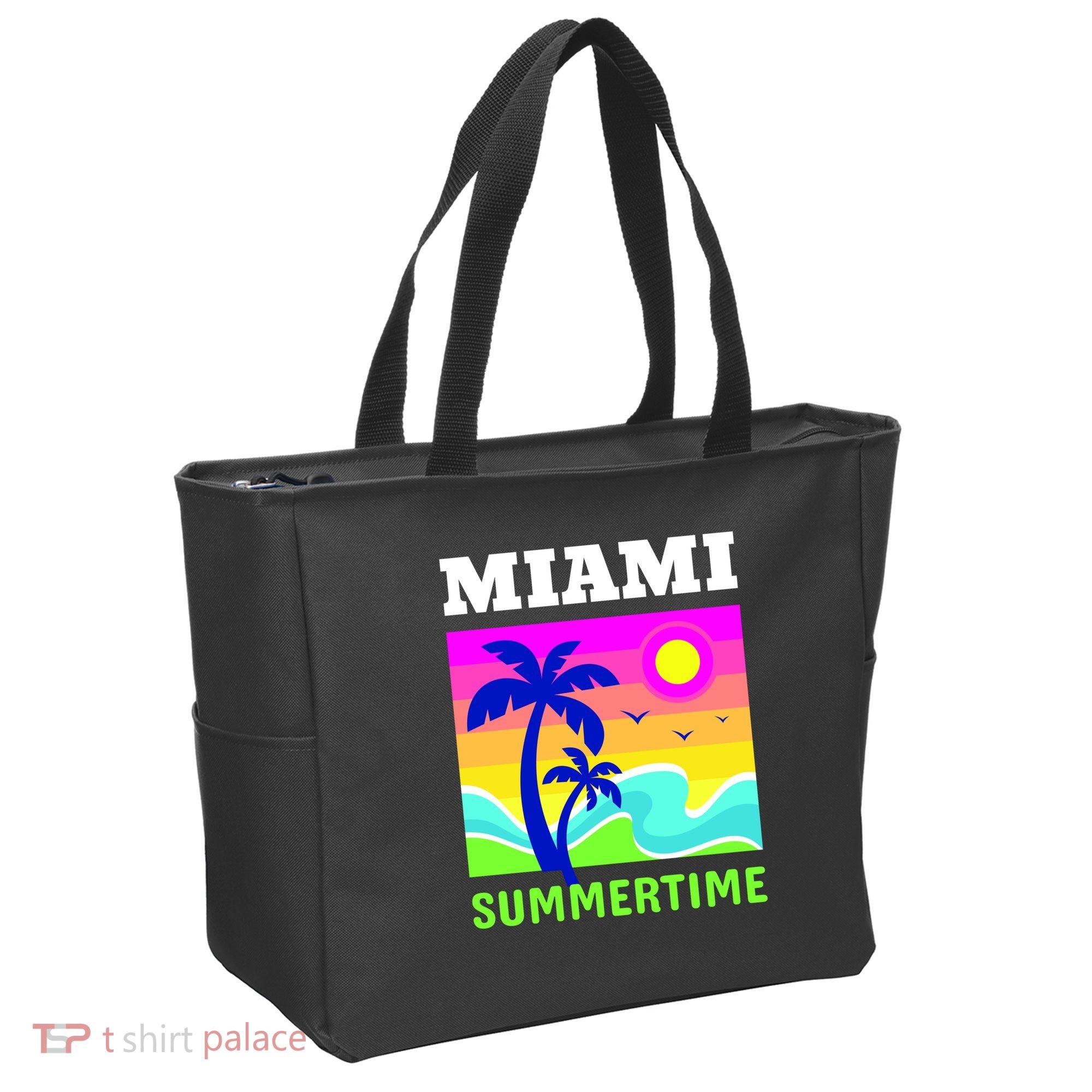 Miami Summertime Tote Bag