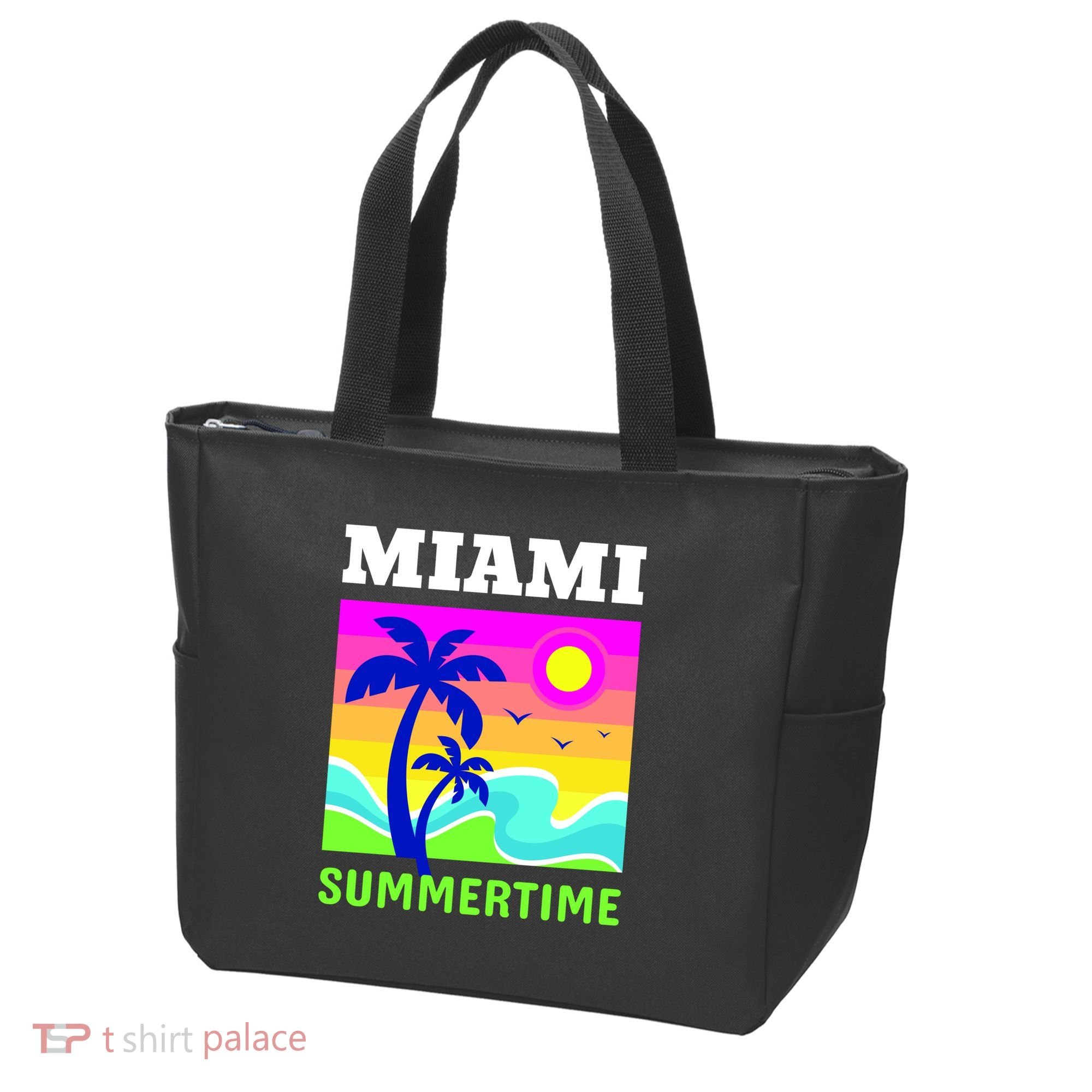 Miami Summertime Tote Bag