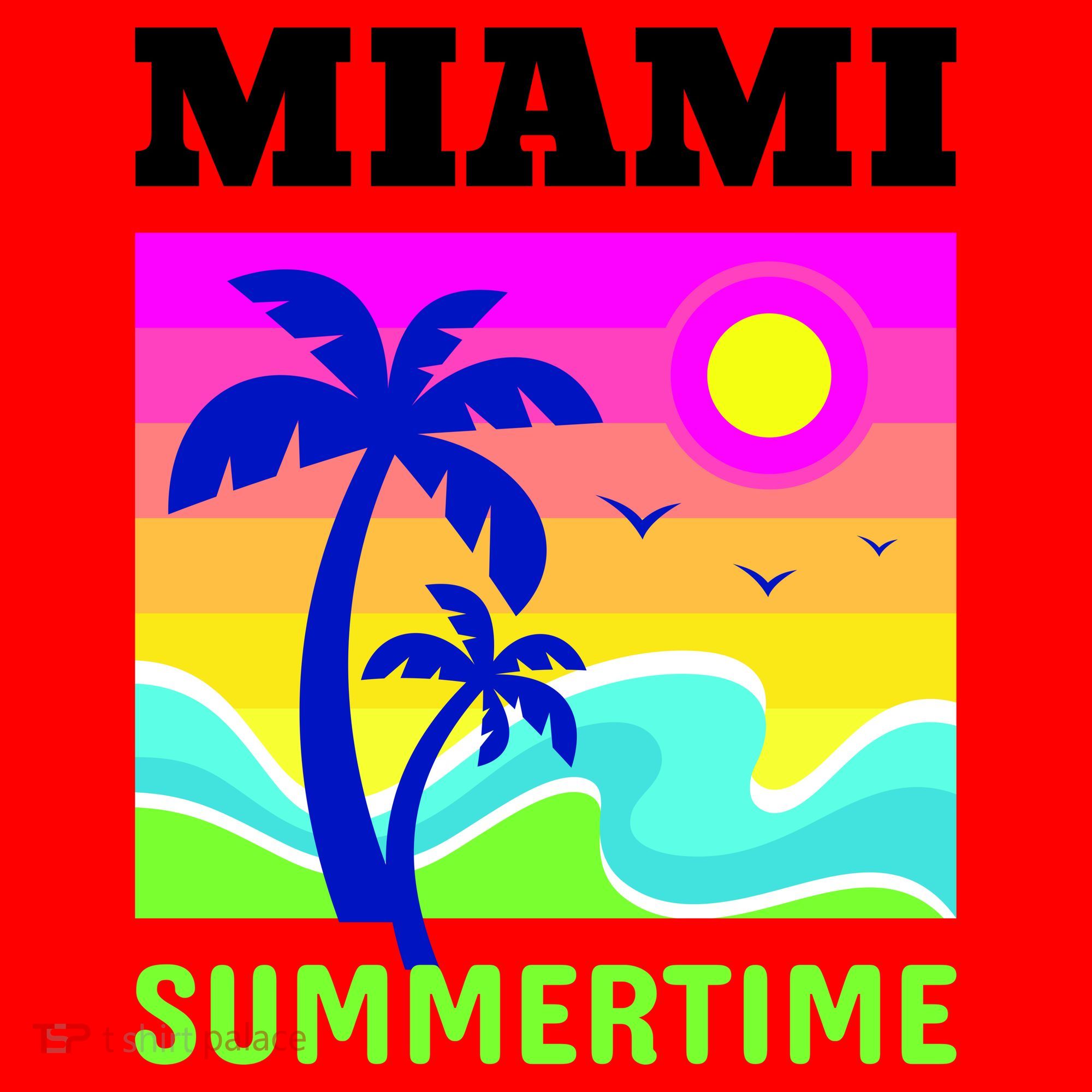 Miami Summertime Santa Hat
