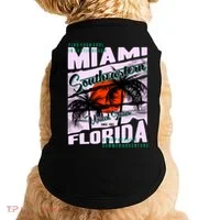 Miami Sunshine Florida Doggie Tank thumb 0