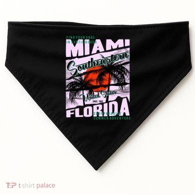 Miami Sunshine Florida USA-Made Doggie Bandana