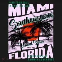Miami Sunshine Florida Bucket Hat thumb 4