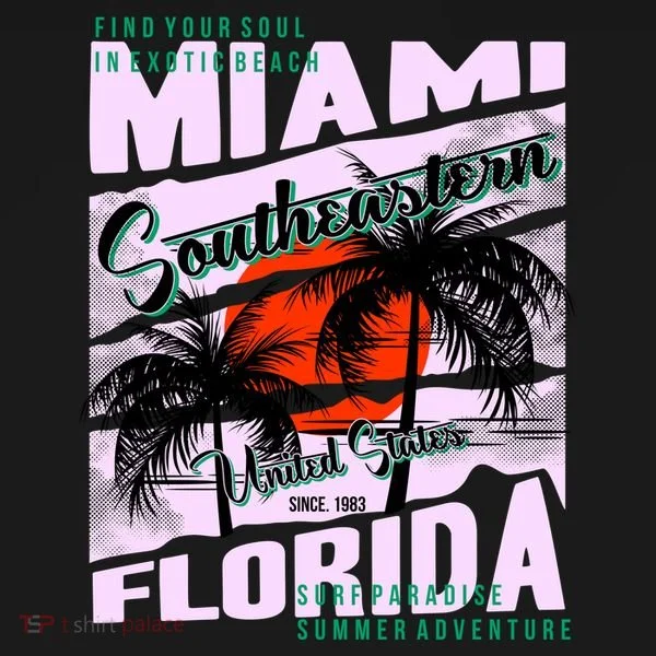 Miami Sunshine Florida Bucket Hat