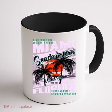 Miami Sunshine Florida Coffee Mug back