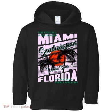 Miami Sunshine Florida Toddler Hoodie